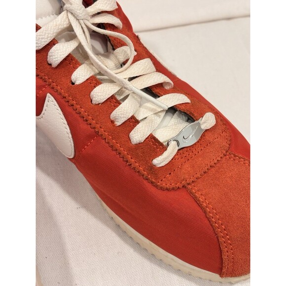 Nike Cortez Red White Nylon Suede Sneakers Women’s 10 D22795-601 Classic Retro - Picture 11 of 11